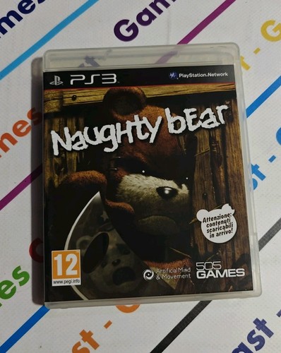 Ps3 naughty bear playstation - bear,